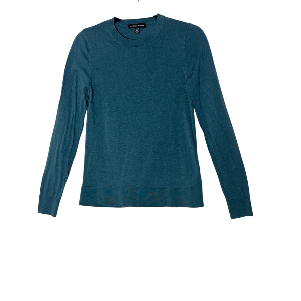 Katherine Barclay 100% Merino Wool Extra Fine Sweater Top Women's Small Classic‎